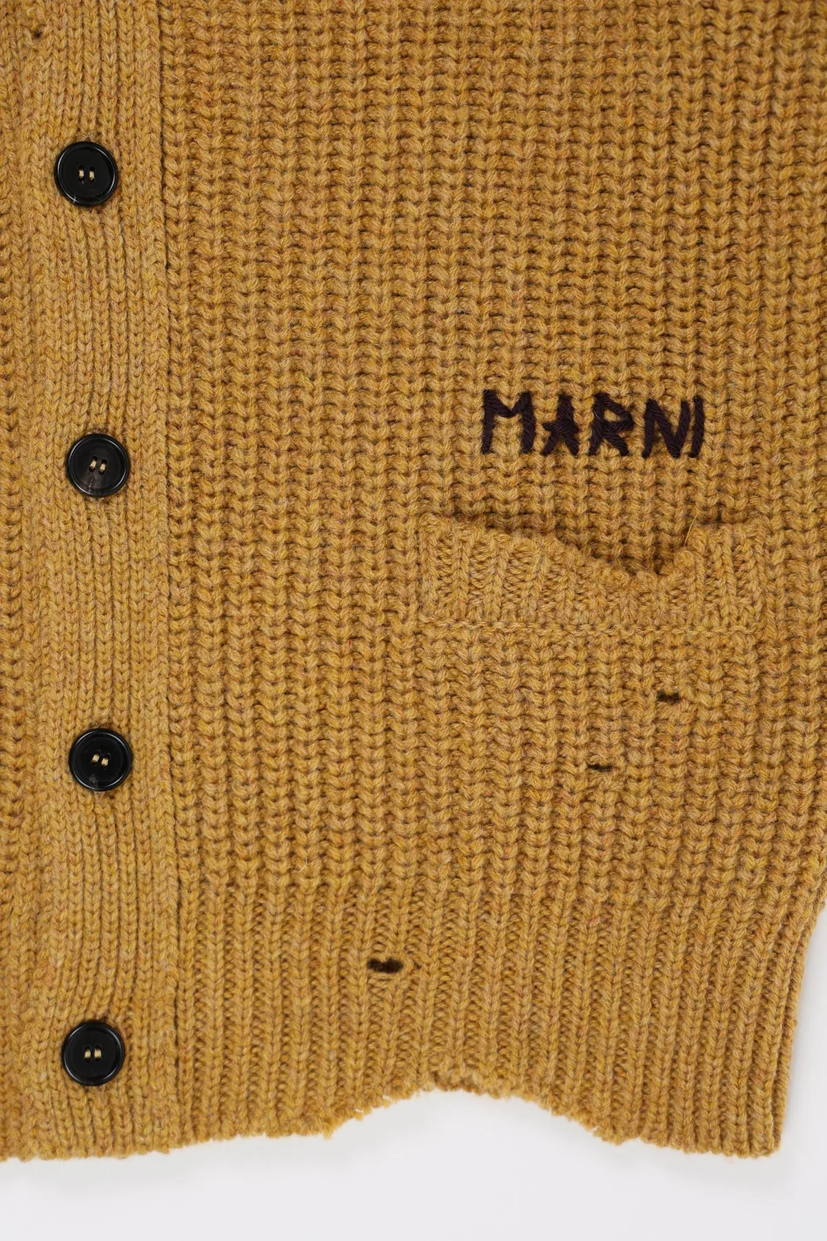 Broken Fisherman Cardigan - Maize