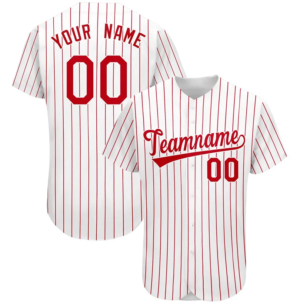 Customizable Baseball Jersey Shirts Print Team Personal Name Number Stripe Hip Hop Sportswear Men Women Baseball Clothing