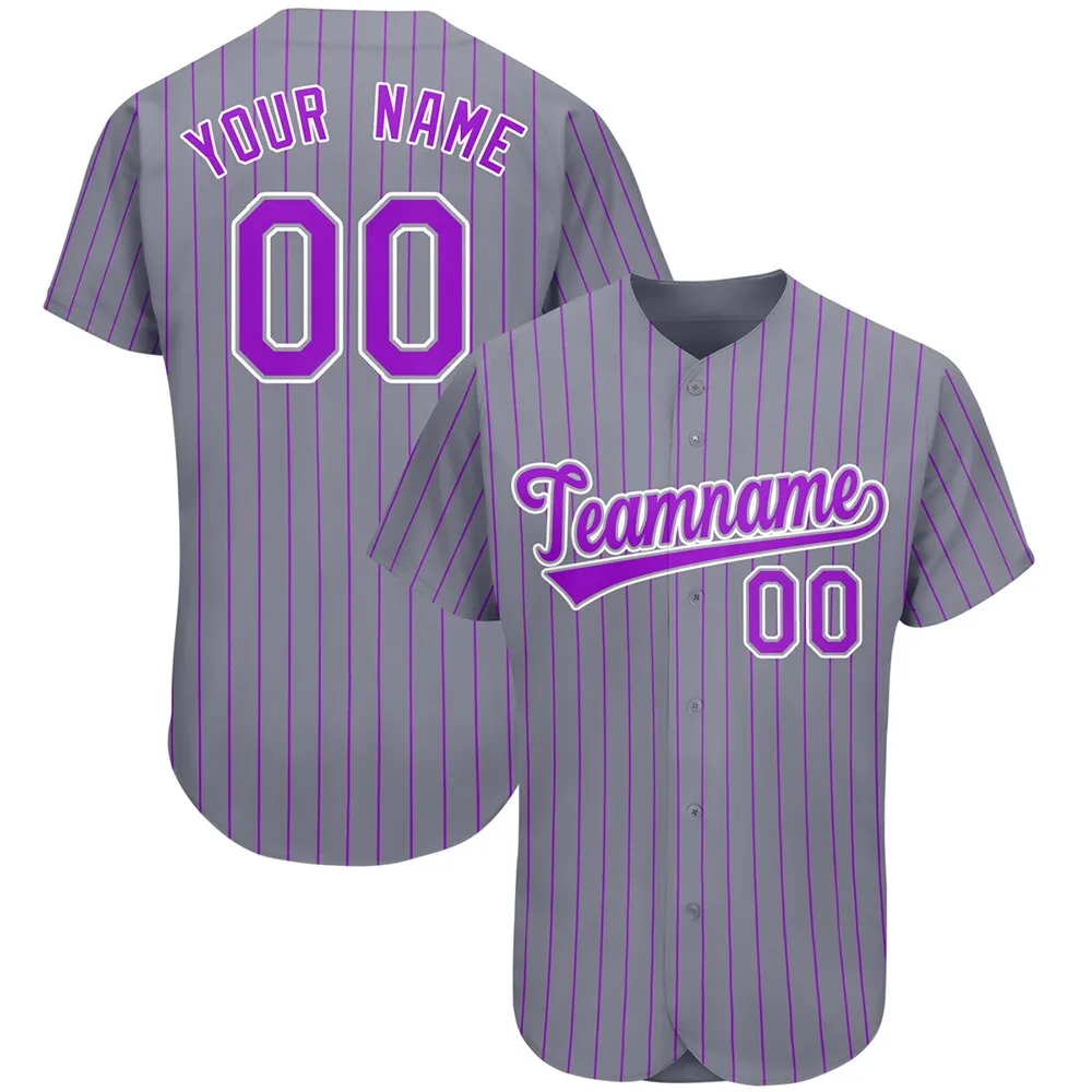 Customizable Baseball Jersey Shirts Print Team Personal Name Number Stripe Hip Hop Sportswear Men Women Baseball Clothing