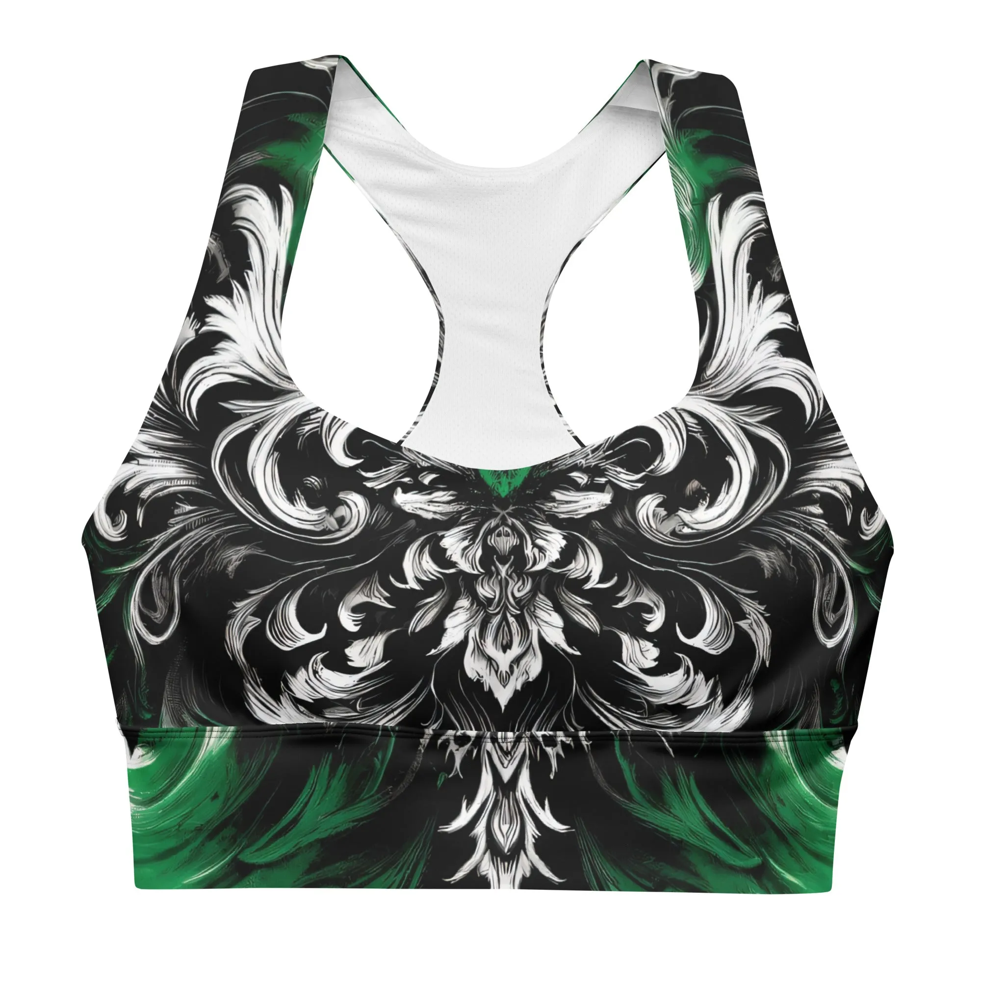 Longline Sports Bra Verdant Veil