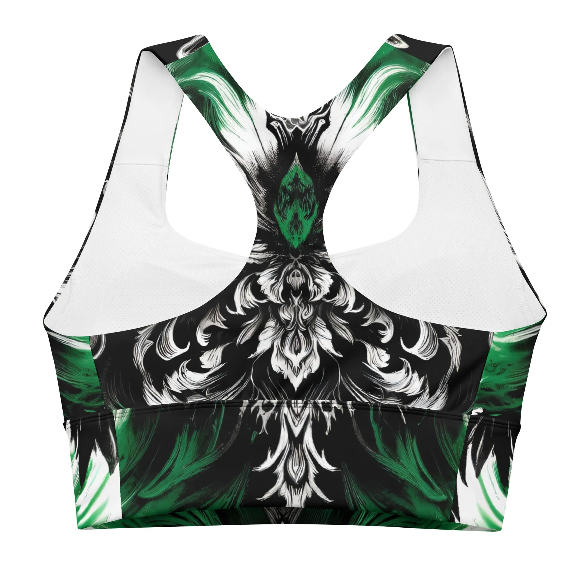 Longline Sports Bra Verdant Veil