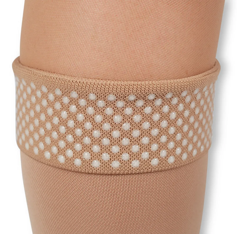 mediven plus 20-30 mmHg Calf High w/Silicone Topband Closed Toe Compression Stockings