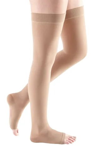 mediven plus 20-30 mmHg Thigh High Open Toe Compression Stockings