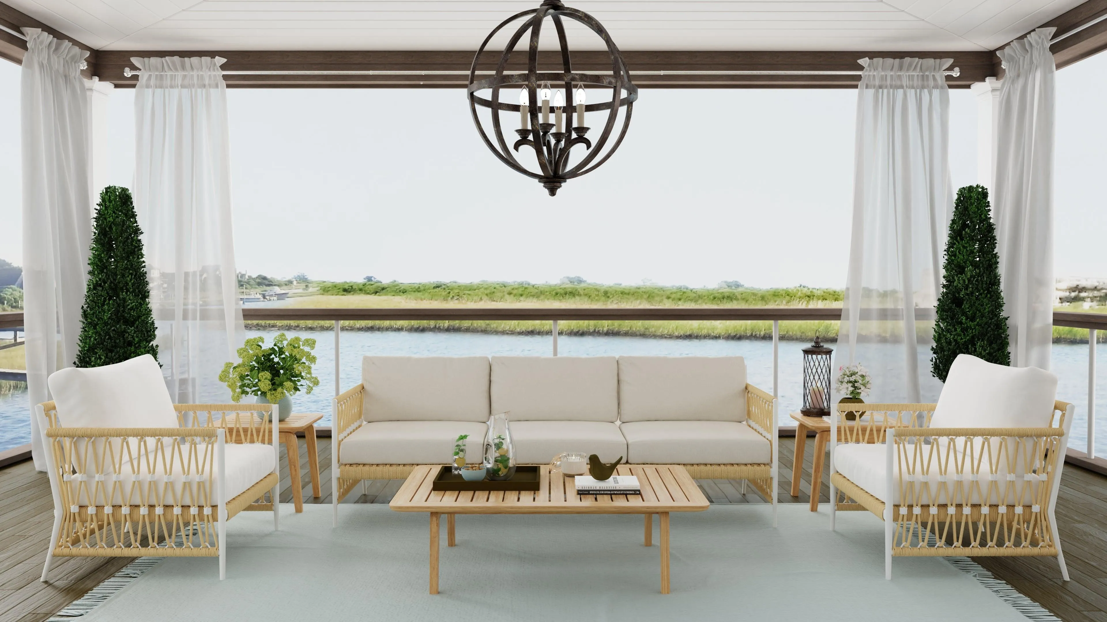 Nantucket Outdoor Side Table