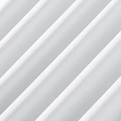Open Box - 2pc 52"x63" Sun Zero Blackout Aria Magnetic Closure Back Tab Curtain Panel Pair White